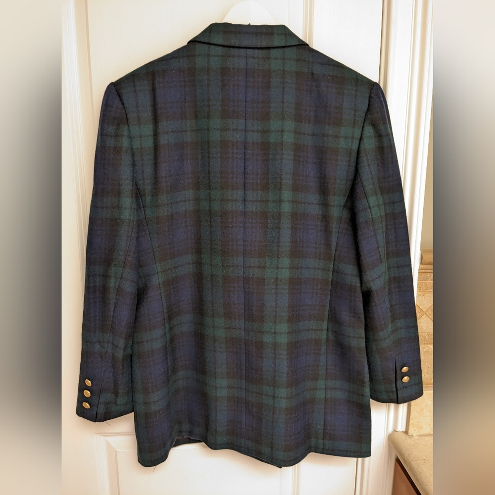 Gorgeous Tartan Plaid Blazer - vintage size 12 - Picture 3 of 14